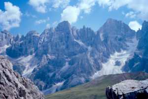 Il Gruppo delle Pale di San Martino, da Cima Castellaz