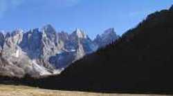 Ghiacciaio del Travignolo e Pale di San Martino